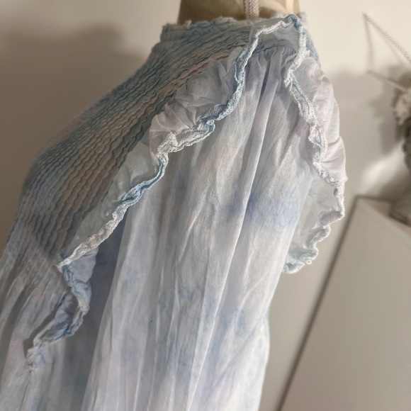 Amazing Wilfred blue La bohème dress with peek a boo back detail - Picture 5 of 9